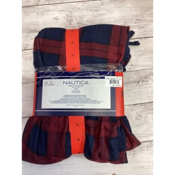 Preppy Streetwear Coquette Utility Nautica Men's Waffle Pants Medium (2 packs) - Picture 1 of 1